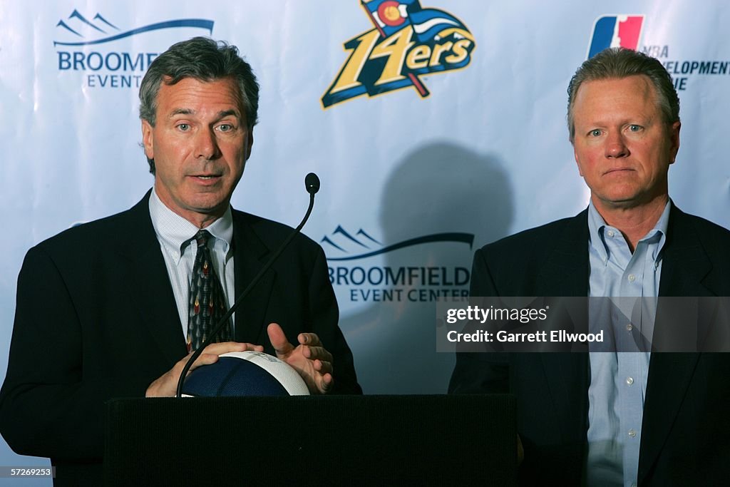 NBDL Colorado 14ers Press Conference