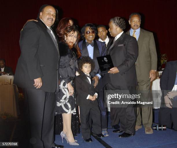 Martin Luther King Jr. III, songwriter Valerie Simpson, singer James Brown, his son James Brown II , Reverend Al Sharpton and Reverend Jesse Jackson...
