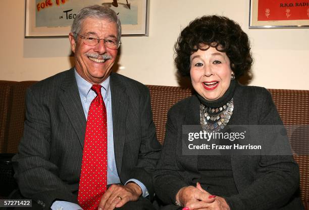 Actress Jane Withers poses with Robin Adrian, Son of Gaynor,at the Academy of Motion Picture Arts and Sciences' Centennial Salute to Actress Janet...