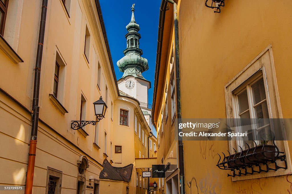 Michael's Gate tower in Bratislava, Slovakia