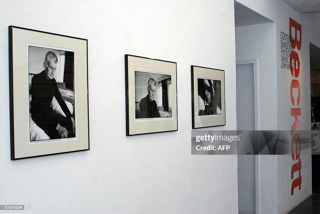 Portraits of Irish playwright Samuel Bec