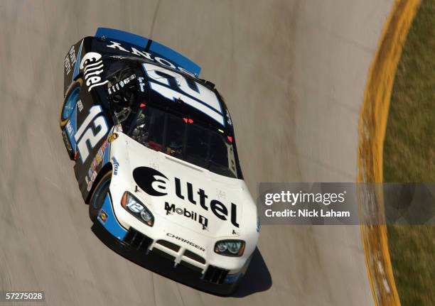 Ryan Newman drives the Alltel Dodge during the NASCAR Nextel Cup Series DirectTV 500 on April 2, 2006 at the Martinsville Speedway in Martinsville,...