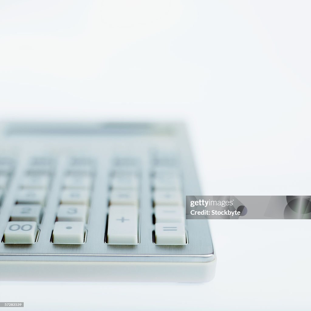 Close-up of calculator