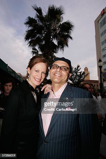 Actor Joe Pantoliano and his wife Nancy Sheppard attend the red carpet arrivals for "The Amateurs " during the Sarasota Film Festival April 7, 2006...