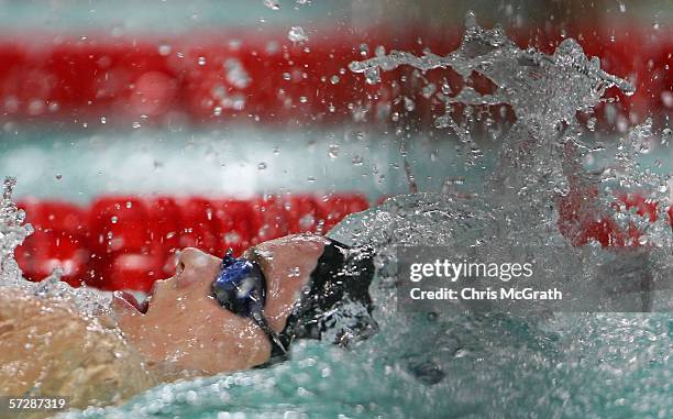 Alicia Aemisegger of the USA competes in the Women's 200m individual medley final during day four of the FINA World Swimming Championships held at Qi...