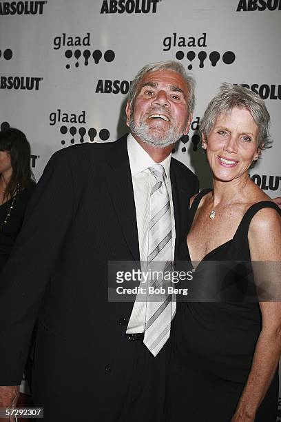 Alex Rocco and Shannon Wilcox arrive at the17th Annual GLAAD Media Awards on April 8, 2006 at the Kodak Theatre in Hollywood, California.