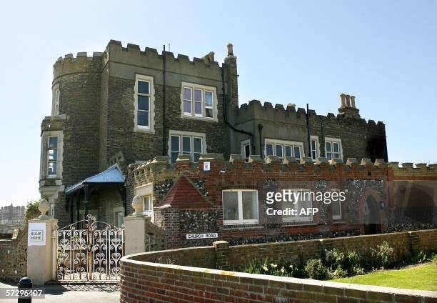 Broadstairs, UNITED KINGDOM: Bleak House, the one-time home of the Victorian author Charles Dickens is pictured in Kent, south-east England, 10 April...