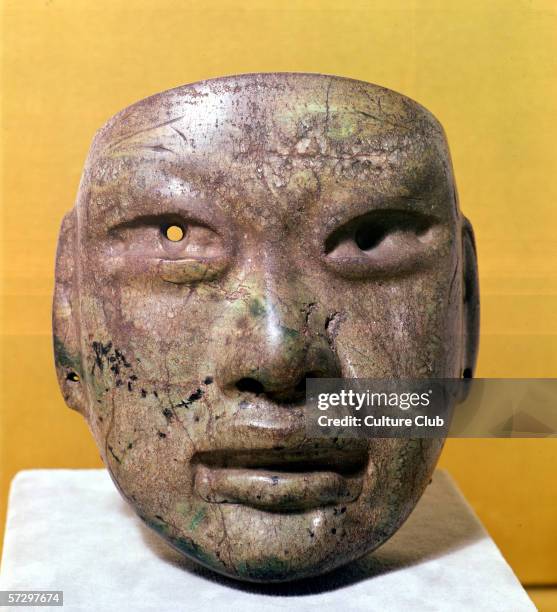 Funerary mask, Olmec, from Mexico