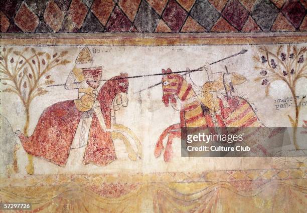 Combat between an Angevin King and Manfred, King of Sicily after 1265