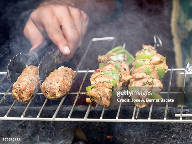 food to the barbecue - fumes cooking stock pictures, royalty-free photos & images