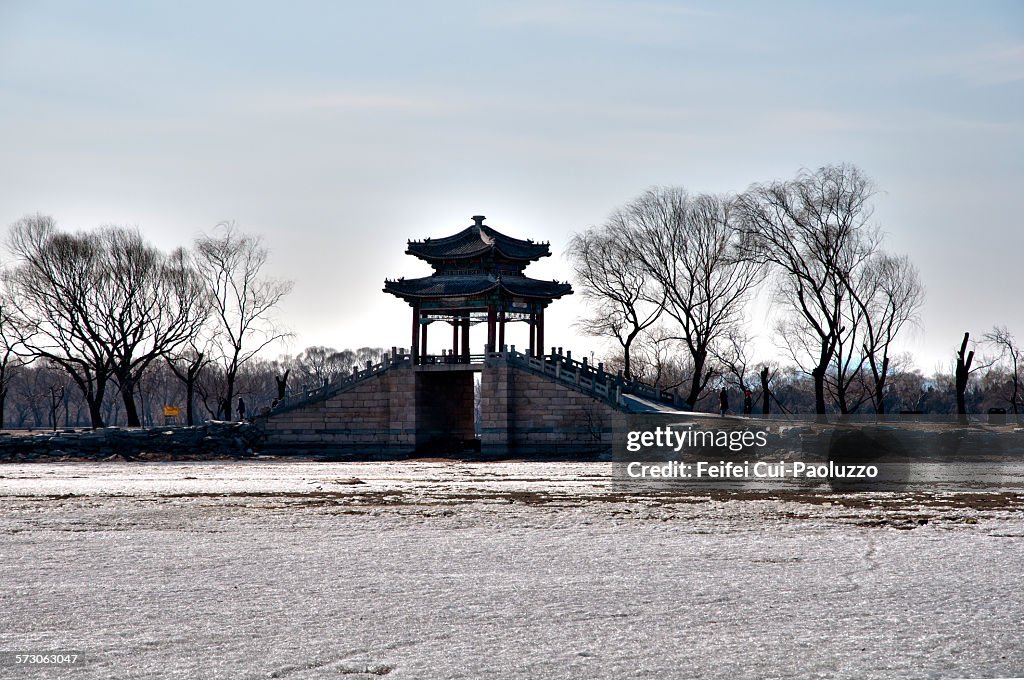 Summer palace Beijing in Winter