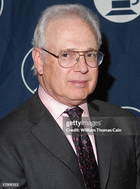 Honoree Larry Magid poses backstage at the Recording Academy Honors 2006 April 10, 2006 in Philadelphia, Pennsylvania. The Philadelphia Chapter held...