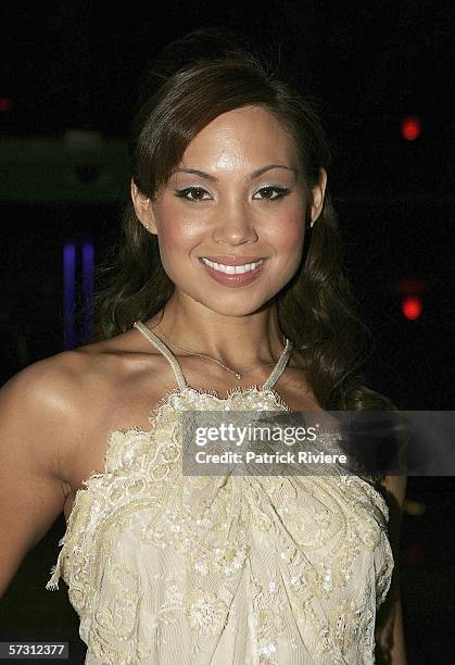 Actress Natalie Mendoza attends the NW Magazine party for the launch of the Channel 9 TV show "Hotel Babylon" at the Blue Hotel on April 11, 2006 in...