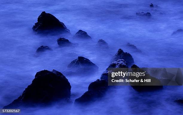 long exposure photography - île de l'ascension photos et images de collection