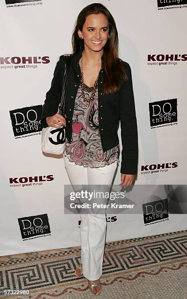 Jenna Sims attends the Do Something 2006 Brick Awards sponsored by Kohl's at Capitale on April 11, 2006 in New York City.