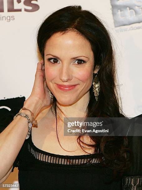 Actress Mary-Louise Parker attend the Do Something 2006 Brick Awards at Capitale April 11, 2006 in New York City.