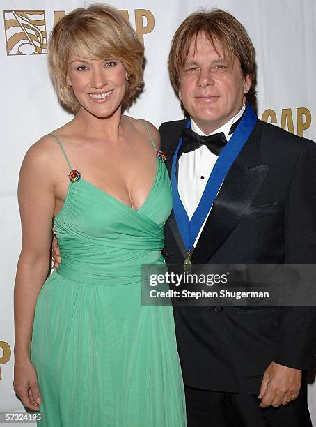 Composer Jack Allocco, recipient of the Most Performed Underscore Award with his wife Stacie Allocco pose during the 21st Annual ASCAP Film and...