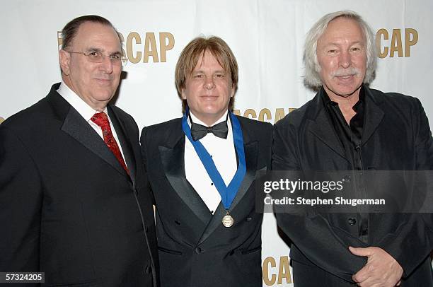 Of ASCAP John LoFrumento, composer Jack Allocco, recipient of the Most Performed Underscore Award and Executive Vice President of ASCAP, Membership...