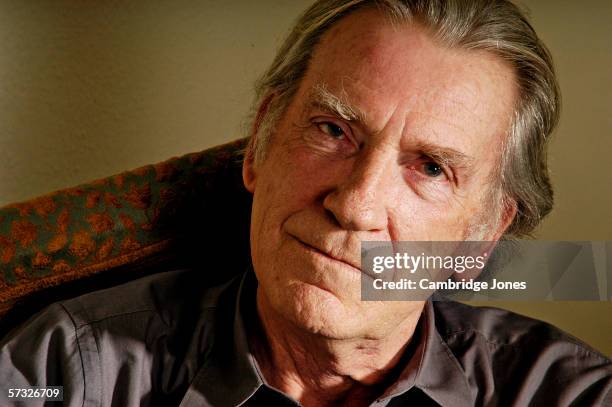 David Warner poses during a photo call held on January 7, 2005 at his home in London, England.