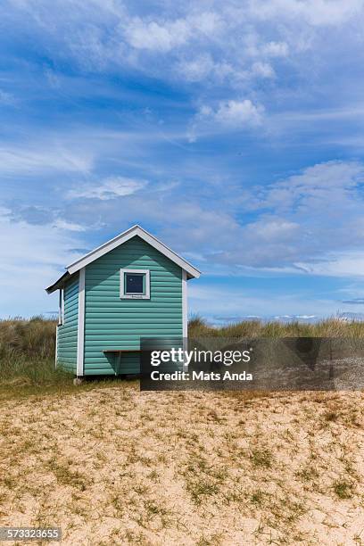 beach huts in skanor, sweden. - kattegat sea stock pictures, royalty-free photos & images