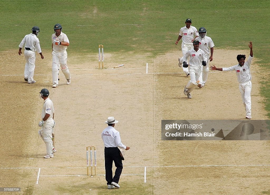 1st Test - Bangladesh v Australia: Day 5
