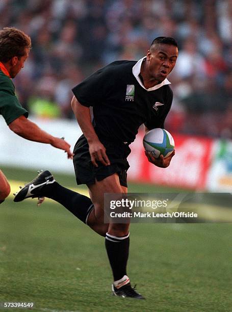 Rugby World Cup Final 1995, South Africa v New Zealand, Jonah Lomu.