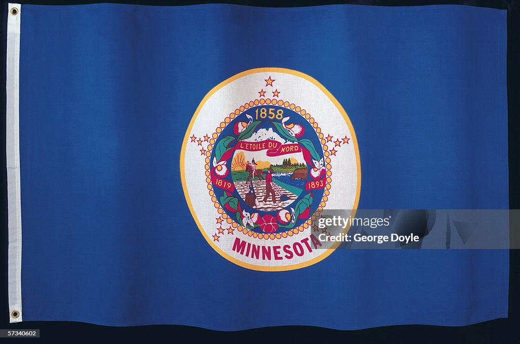The flag of Minnesota