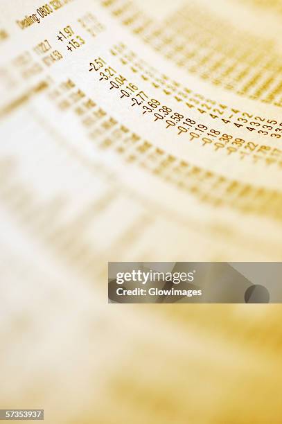 close-up of financial figures on a page - add list stock pictures, royalty-free photos & images