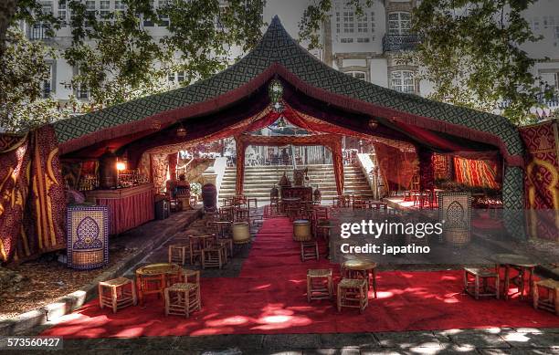 jaima arabic - arabian tent stock pictures, royalty-free photos & images