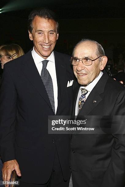 Dr. A. Kenneth Ciongoli, NIAF Chairman and Yogi Berra attend The National Italian American Foundation East Coast Gala at the Marriot Marquis Hotel on...