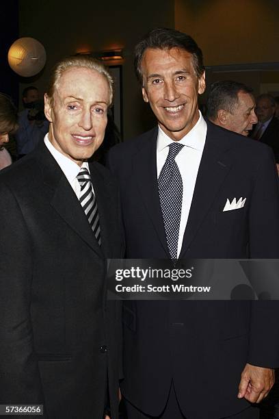 Fashion Designer Renato Balestra and Dr. A. Kenneth Ciongoli, NIAF Chairman, attend The National Italian American Foundation East Coast Gala at the...