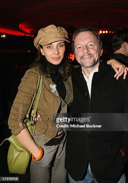 Actress Lisa Ray and producer David Hamilton attend the after party for the screening of Fox Searchlight's "Water" at the opening night gala of the...