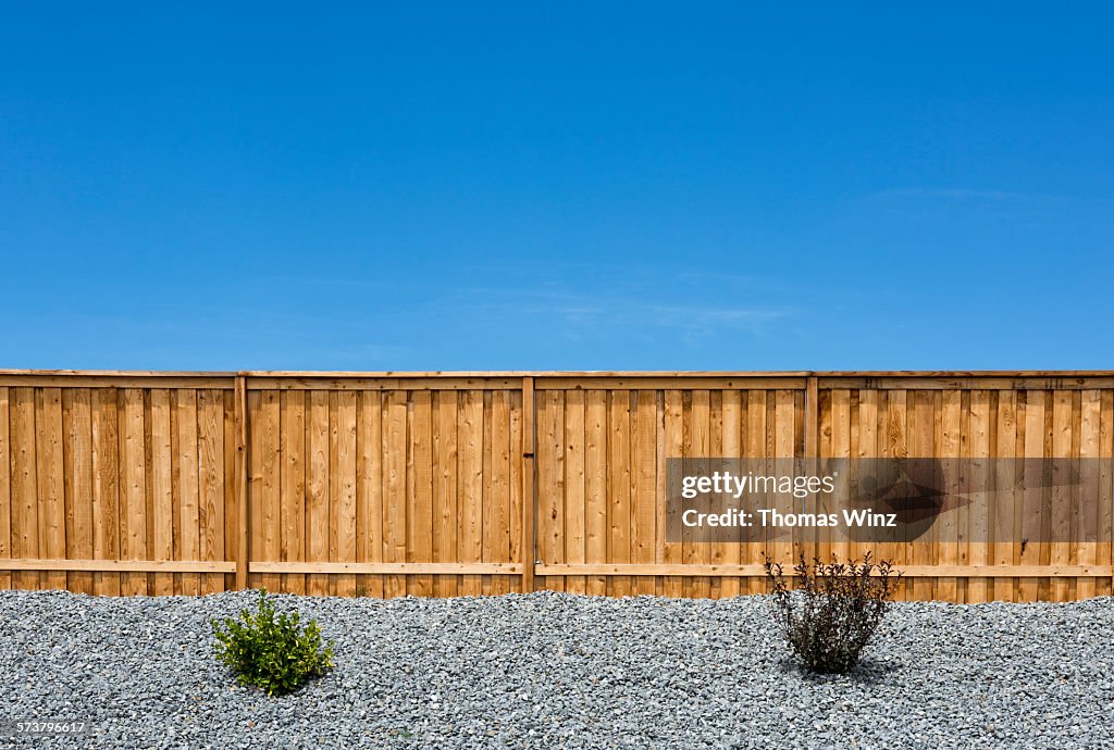 Fence of Housing Development