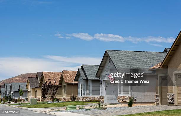 new housing development - nevada flag stock pictures, royalty-free photos & images
