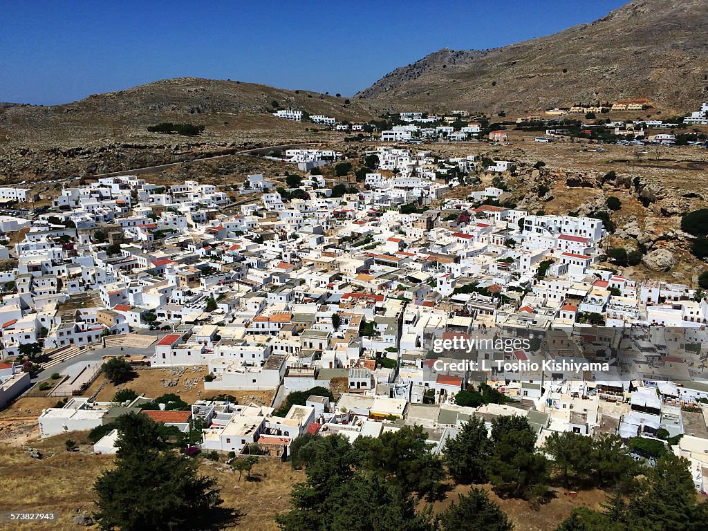 Lindos, Greece, on Rhodes Island