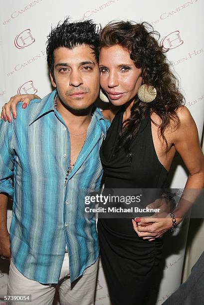 Antonio Rufino and Pietra Thornton arrive at the"30 Under 30" hosted by the Camden House on April 20, 2006 in Beverly Hills, California