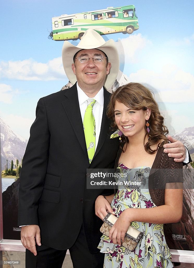 Director Barry Sonnenfeld and daughter actress Chloe Sonnenfeld pose