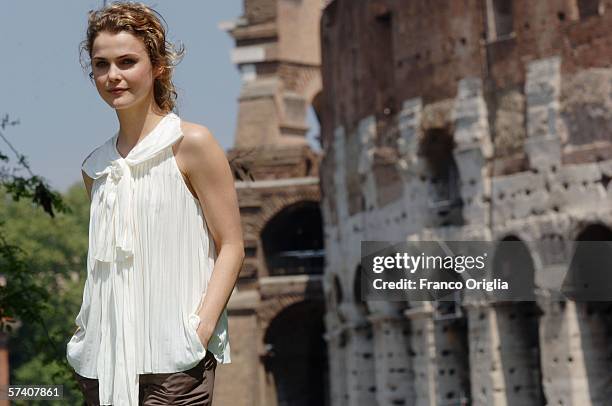 Actress Keri Russell attends the 'Mission Impossible 3' photocall at The Colosseum ahead of this evening's World Premiere, on April 24, 2006 in Rome,...