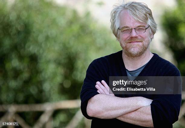 Actor Philip Seymour Hoffman attends the 'Mission Impossible 3' photocall at Coliseum ahead of this evening's World Premiere, on April 24, 2006 in...