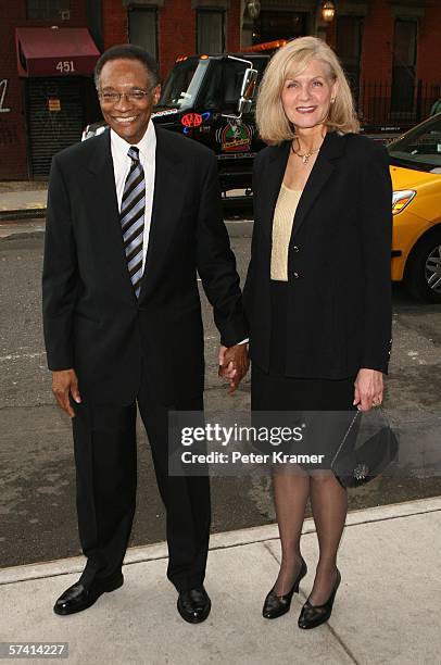 Ramsey Lewis and wife attend the Body & Soul celebration of the NFAA 2006 art winners at Baryshnikov Arts Center on April 24, 2006 in New York City.