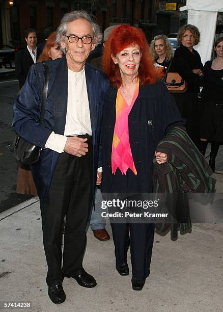 Artist Christo Claude and wife Jeanne Claude attend the Body & Soul celebration of the NFAA 2006 art winners at Baryshnikov Arts Center on April 24,...