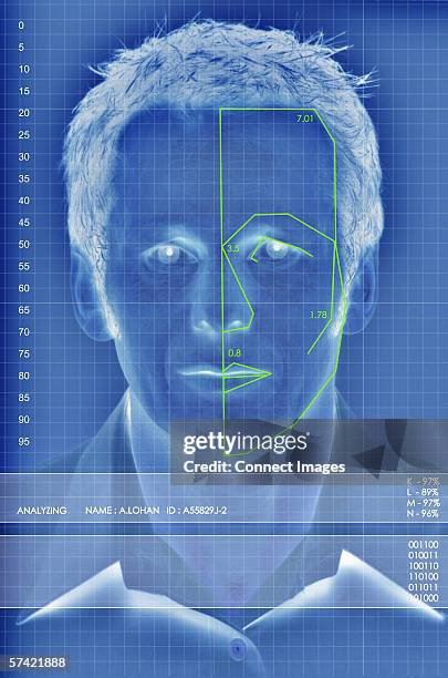 face recognition system - face recognition stock pictures, royalty-free photos & images