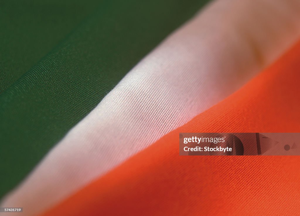 Close-up of the ivory coast flag