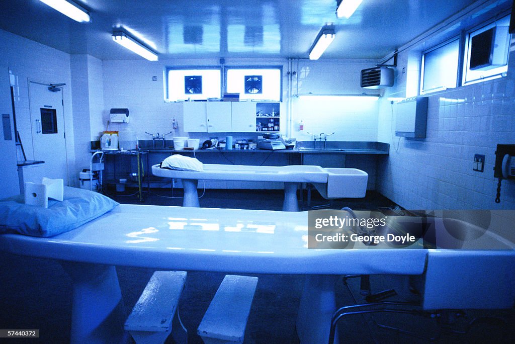 Interior of an operating room in a hospital