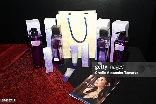 Items are shown at the celebrity gift retreat presented by Backstage Creations for the 2006 Premios Billboard at Seminole Hard Rock on April 26, 2006...
