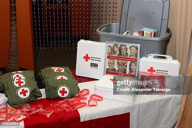 Items are shown at the celebrity gift retreat presented by Backstage Creations for the 2006 Premios Billboard at Seminole Hard Rock on April 26, 2006...