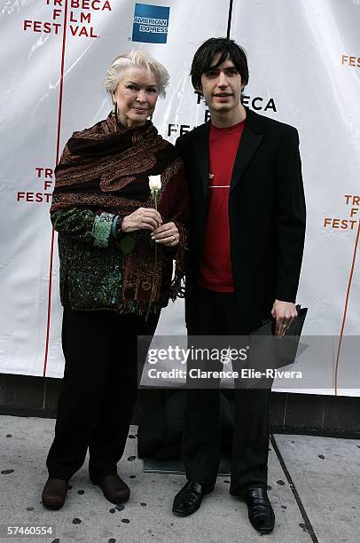 Actress Ellen Burstyn and producer Emanuel Michael attend the premiere of "The Elephant King" during the 5th Annual Tribeca Film Festival April 26,...