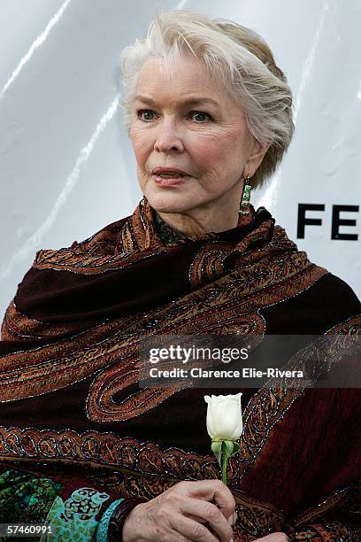 Actress Ellen Burstyn attends the premiere of "The Elephant King" during the 5th Annual Tribeca Film Festival April 26, 2006 in New York City.