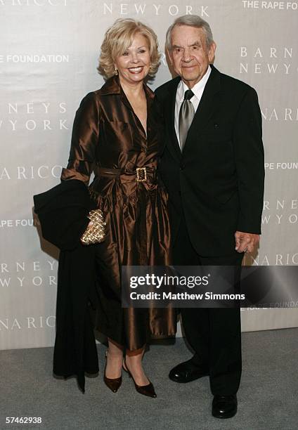 Actor Tom Bosley and his wife Patricia Carr attend the Nina Ricci Fall 2006 Collection fashion show to benefit The Rape Foundation at Barneys New...