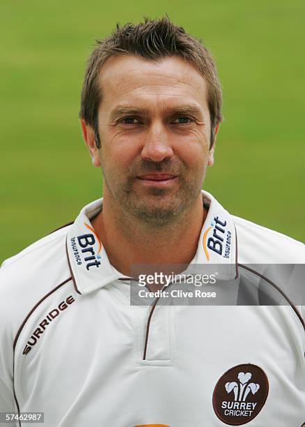 Portrait of Ian Salisbury of Surrey taken during the Surrey County Cricket Club Photocall at the Brit Oval on April 12, 2006 in London, England.